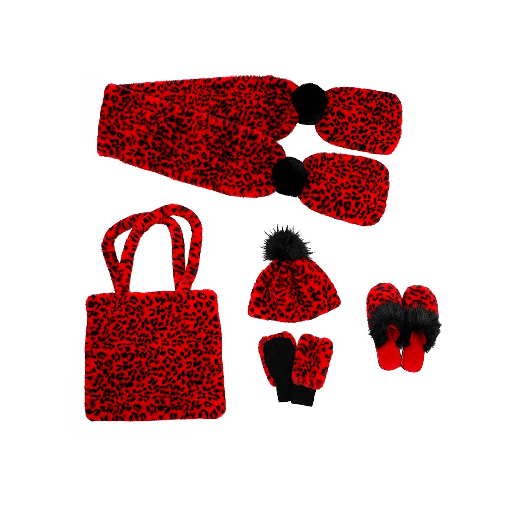 人造毛長圍巾/帽子/手套/購物包/拖鞋