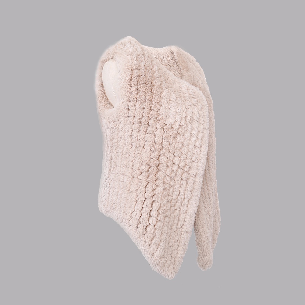 人造毛編織背心