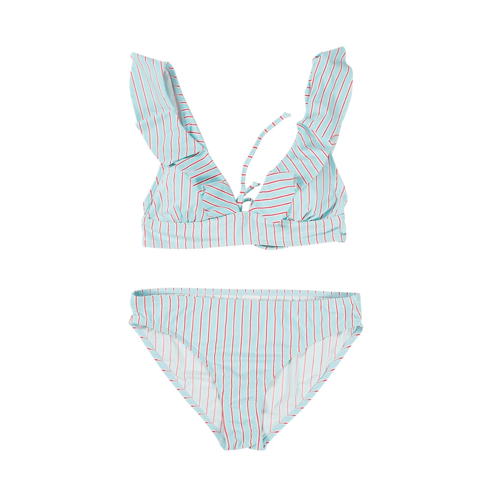 女士荷葉邊比基尼