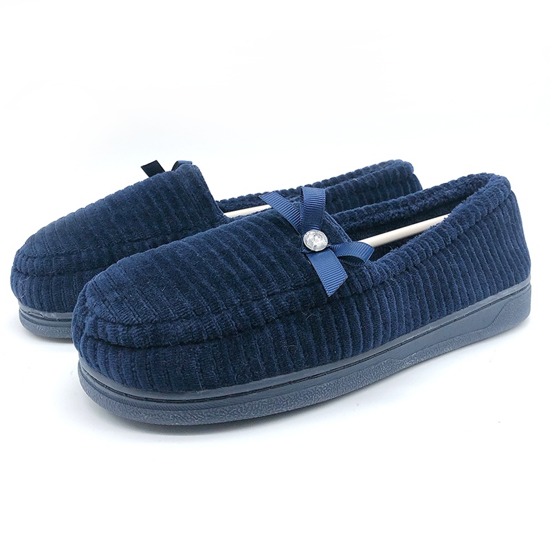 女士條絨滿(mǎn)幫鞋拖鞋