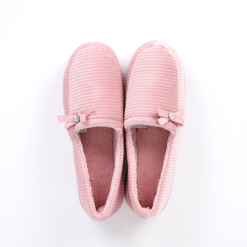 女士條絨滿(mǎn)幫鞋拖鞋