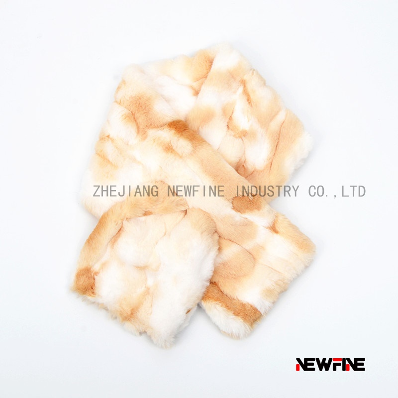 人造毛圍巾